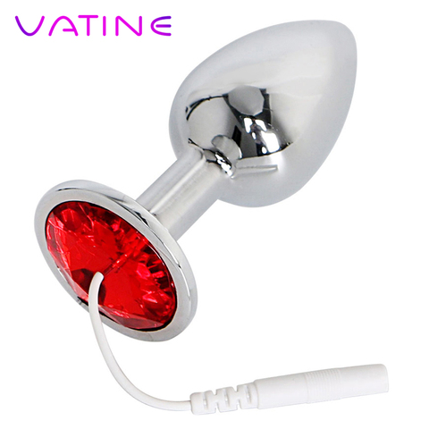VATINE Electric Shock Anal Plug Therapy Massager Masturbation Medical Themed Toys Electro Butt Plug Sex Toys for Men Women ► Photo 1/6
