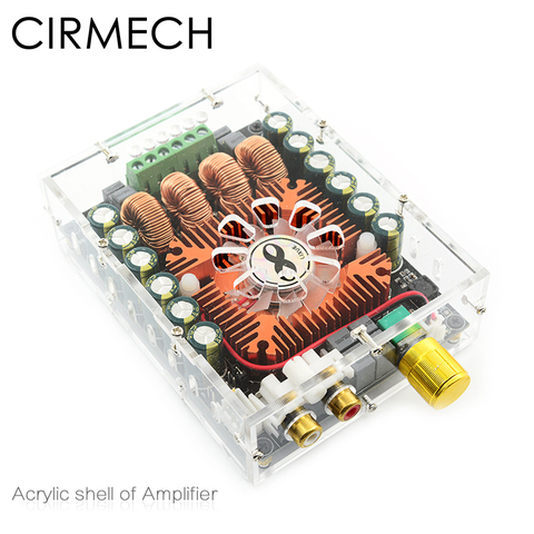 CIRMECH Acrylic amplifier cover only for our store Tda7498E amplifier used Acrylic shell ► Photo 1/3