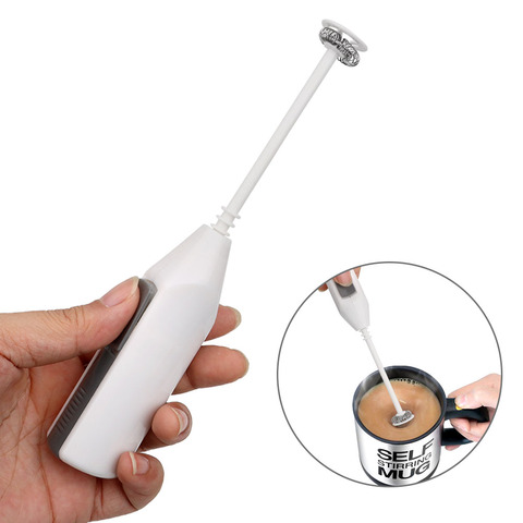 Handle Mixer Electric Egg Beaters Portable Gadgets Coffee Milk Frother Egg Tools Kitchen Tools ► Photo 1/6