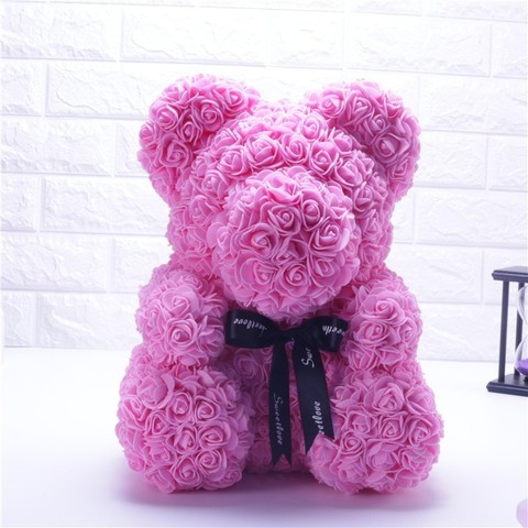 NEW Valentines Day Gift 25cm Red Bear Rose Teddy Bear Rose Flower Artificial Decoration Christmas Gift for Women Valentines Gift ► Photo 1/6