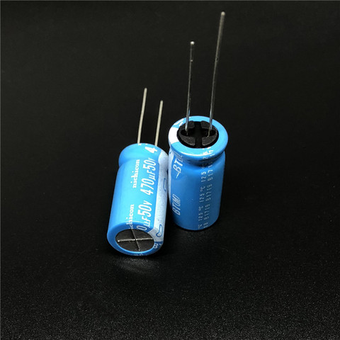 5pcs/20pcs 470uF 50V NICHICON BT Series 12.5x25mm Highly dependable reliability 50V470uF Aluminum Electrolytic capacitor ► Photo 1/2