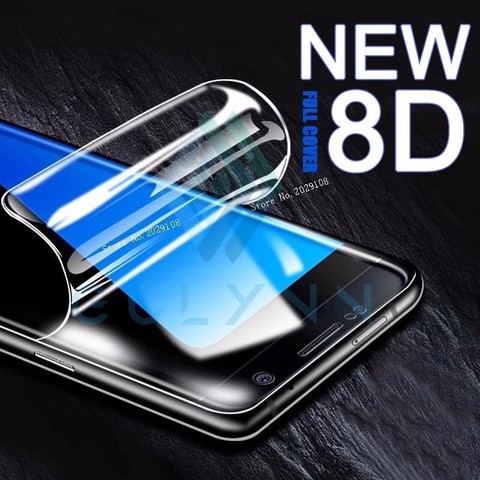 8D Full Cover Screen Protector Soft film For Samsung A6 A8 J4 J6 Plus 2022 HD Hydrogel film For J3 A8s A8 A9 Star S10 10E Cover ► Photo 1/6