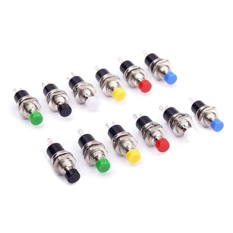 10Pcs 7mm Normally Closed/Open Mini Momentary Push Button Switch SPST PBS-110 ► Photo 1/6