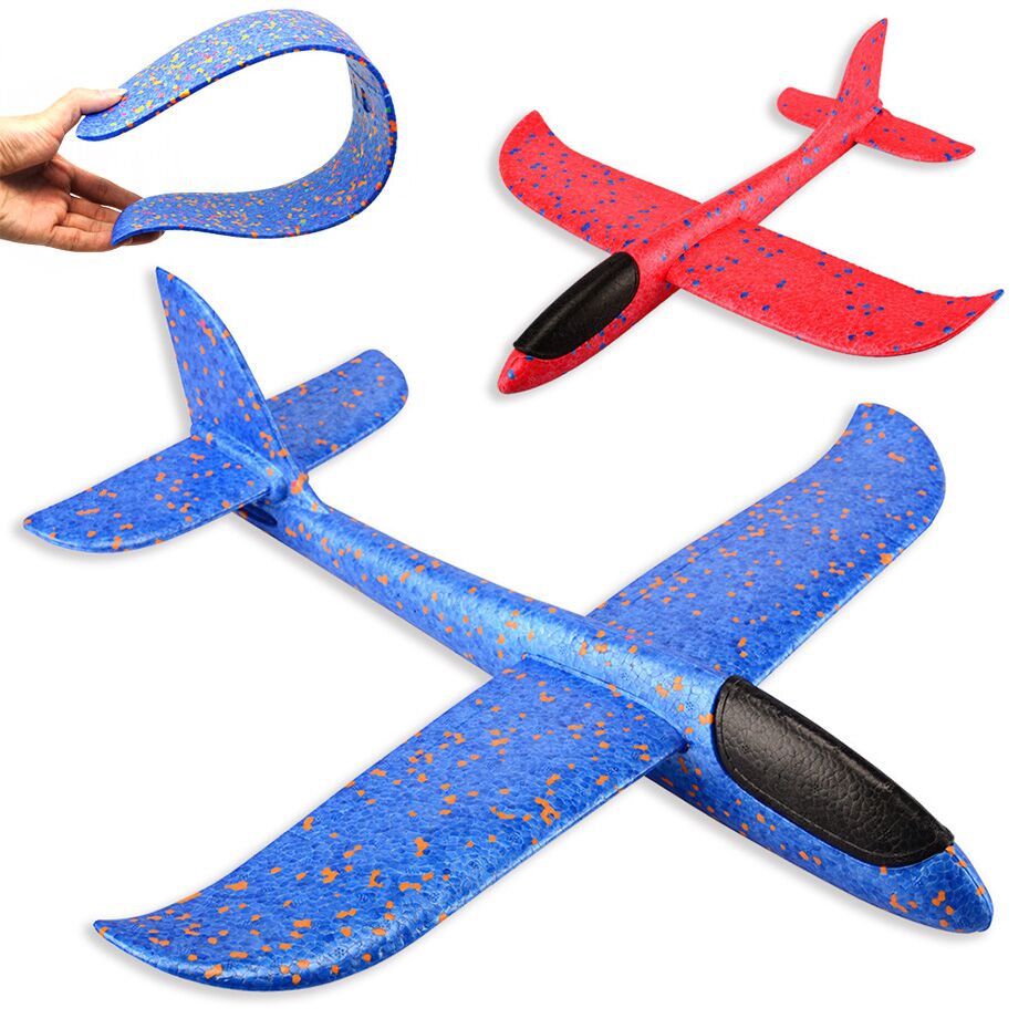 48cm DIY Hand Throw Flying Glider Planes Toys For Children Foam Aeroplane Mo .rd 
