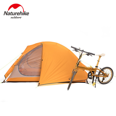 Naturehike Outdoor Couple Double Layer Anti-storm Ultralight Waterproof 20D Silicon Tents Lovers Hiking Climbin Camping Riding ► Photo 1/6