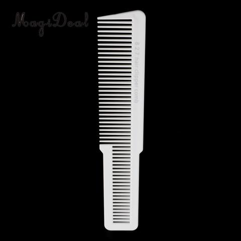 Professional Flat Top Stylist Salon Barber Clipper Cutting Hair Comb Pro Salon Styling Tool White ► Photo 1/6