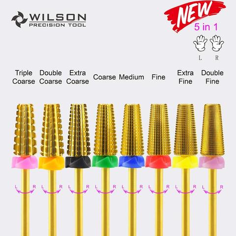 5 in 1 (Fastest Remove Acrylics or Gels) - WILSON Carbide Nail Drill Bit ► Photo 1/6