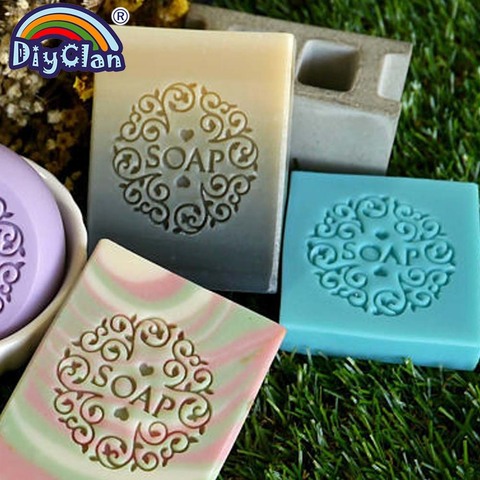 Handmade Stamp For Soap Making Vine Pattern Transparent Diy Natural Soap Making Chapter Tools Acrylic Chapters Custom ► Photo 1/3