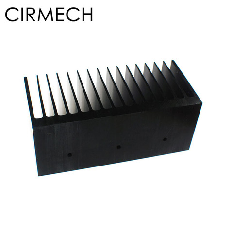 CIRMECH Amplifiers Cooler Radiator Aluminum Heat sink for LM1875 TDA7293 Electronic Chip Heatsink Cooling Pads 149.6*50*60mm ► Photo 1/3