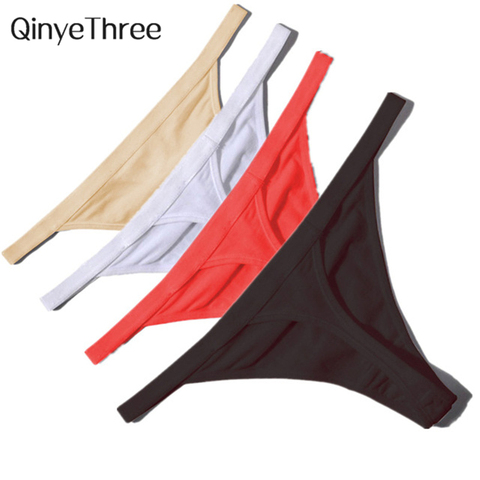 Hot Sale Sexy Women Cotton G String Thongs Low Waist Sexy Panties Ladies' Seamless  Underwear Black Red White Skin - Price history & Review, AliExpress Seller  - QinyeThree Official Store
