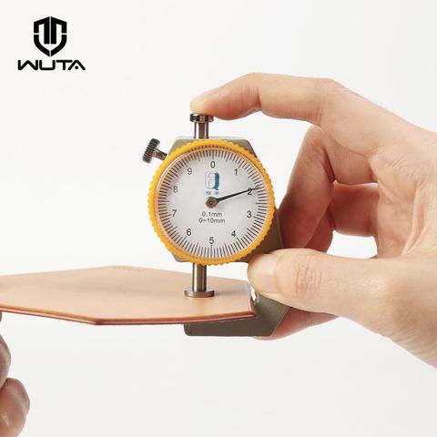 WUTA Leather Thickness Gauge Measuring Tools 0-10mm/0.1mm dial Paper Meter Tester for Hollow Pipe or Circular Tube Caliper ► Photo 1/6