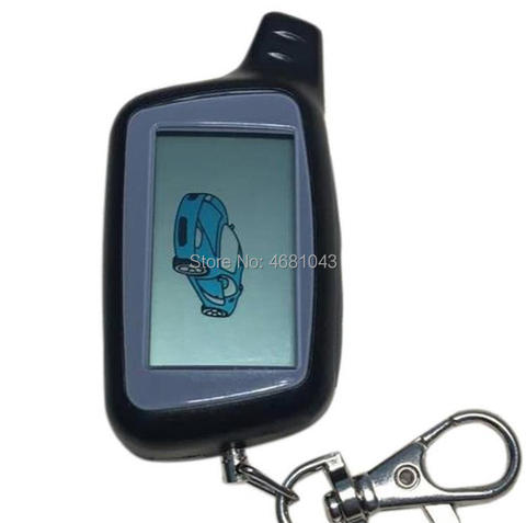 Wholesale X5 LCD Remote Control Key Fob For Russian Version Vehicle Security Two way car alarm system TOMAHAWK X5 Keychain ► Photo 1/5