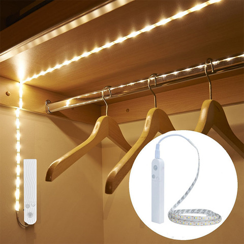 EeeToo PIR Wireless Night Light With Motion Sensor Lighting Waterproof Wall Lamp USB Cabinet Stairs Light Induction LED Children ► Photo 1/6