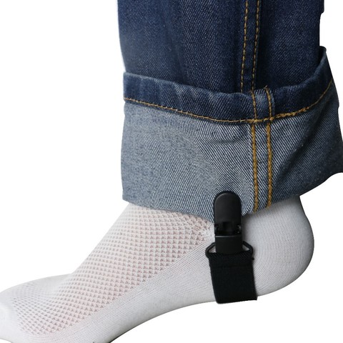 1pair Novelty Plastic Buckle Motorcycle Band Multifunctional Adjustable Strap Sock Tight Boot Suspender ► Photo 1/6