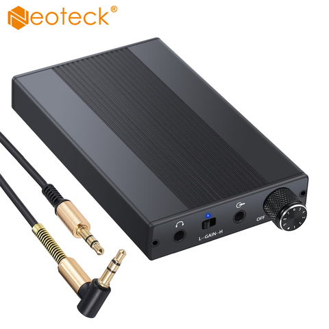 Neoteck Earphone Amplifier 2 Stage Gain Switch Enhance Function Aux In Portable HIFI Amplifier Audio in Headphone out For MP3 ► Photo 1/6