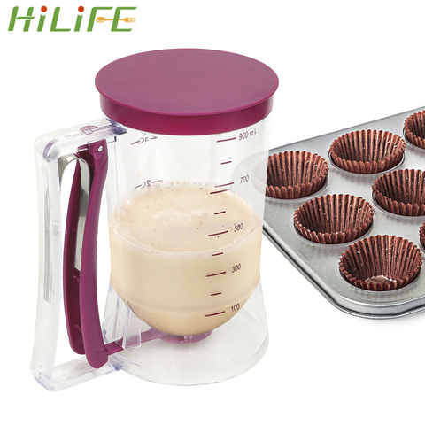DIY Funnel Mold Pancake Chocolate Cupcake Batter Dispenser Kitchen Plastic  Baking Accessories