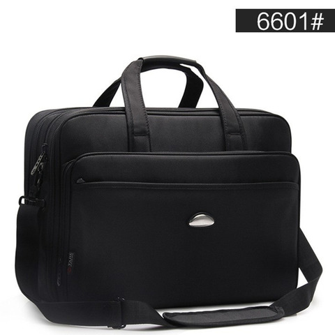 Large Capacity Business Men 17 Inches Briefcases Black Bags Men's Waterproof Computer Laptop Briefcase Male Travel Shoulder Bag ► Photo 1/6