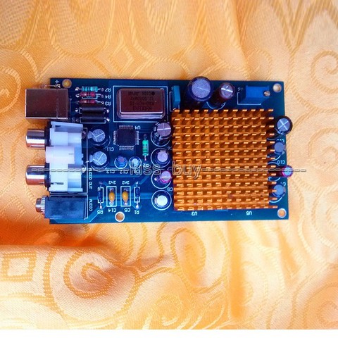 HIFI 6X TDA1543 Parallel Fever Audio Decoder DAC PC USB External Sound Card ► Photo 1/4