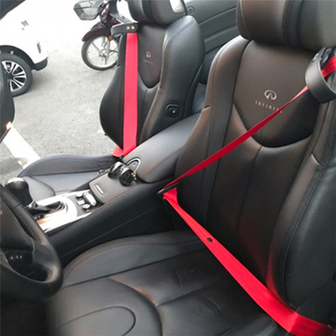 3.6 meters 3 Point Car Seat Belt Harness Racing Safety Seat Belt Car Webbing Fabric Harness For BMW Ford golf Toyota ► Photo 1/6