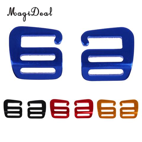 MagiDeal 2 Pcs 1 inch G Hook Outdoor Webbing Buckle for Backpack Strap 25mm Camping Hiking Webbing Straps Clothing Belt Access ► Photo 1/6