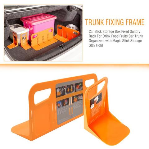 Multifunctional Car Back Auto Trunk Fixed Rack Holder Luggage Box Stand Shake-proof Organizer Fence Storage Units Holder ► Photo 1/6