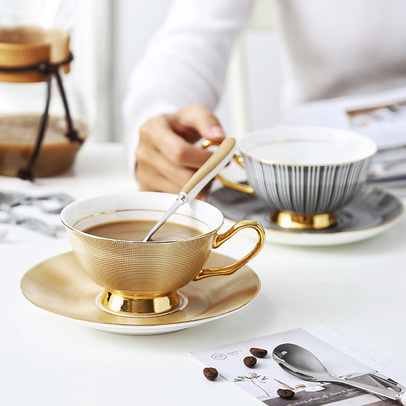 Baan Het Alexander Graham Bell English Style Brief Afternoon Tea Coffee Cup Saucer Sets Bone China  Delicate Golden Tazas Xicaras Tasse Cafe Coffe Koffie Kopjes - Price  history & Review | AliExpress Seller - Pink Panther Store | Alitools.io