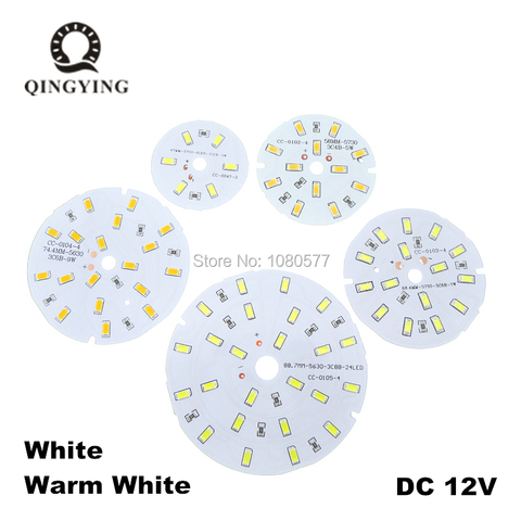 5pcs DC12V LED 3W 5W 7W 9W 12W 15W 30W 45W 5730 SMD Lamp Plate Needn't Driver Connect Light Source White/ Warm White lamp panel ► Photo 1/6