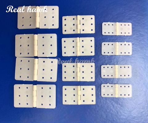 50pcs W12xL24/W16xL29/W20xL36mm Nylon & Pinned Hinge For RC Airplanes Model Aeromodelling Replacement RC parts free shipping ► Photo 1/5