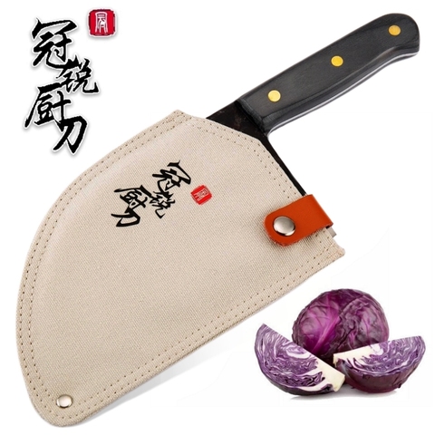 Handmade Forged Chef Knife Clad Steel Forged Chinese Cleaver Professional Kitchen Knives Meat Vegetables Slicing Chopping Tools ► Photo 1/6