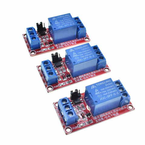 One 1 Channel 5V/12V/24V Relay Module With Optocoupler High/Low level Trigger relay module solid state relay module For Arduino ► Photo 1/6