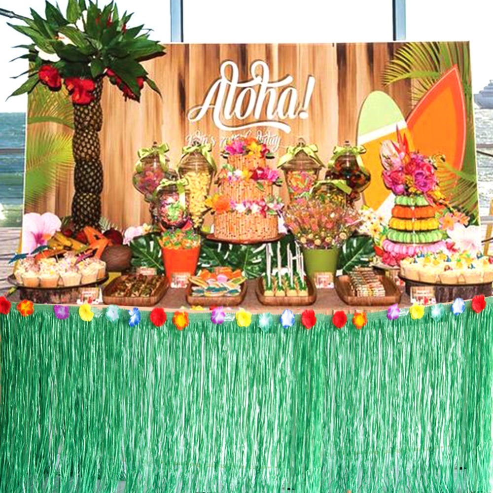 Price History Review On Hawaiian Tropical Party Decorations Table Skirt Anniversaire Wedding Happy Birthday Party Decor Bride To Be Summer Luau Supplies Aliexpress Seller Homarkable Store Alitools Io