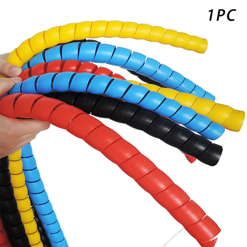 Spiral Cable Protector 8mm Anti-break Wire Tube Line Cable Spiral Winding Cover Organizer Protection #0213 ► Photo 1/6