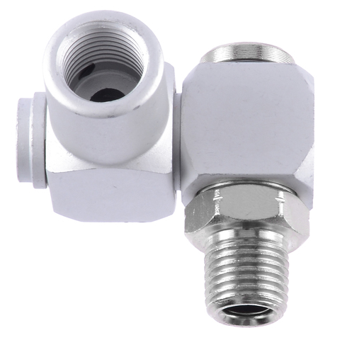 Mayitr Universal 360 Swivel Air Hose Connectors Fittings 1/4 Inch Air Hose Adapter Hardware Parts ► Photo 1/1