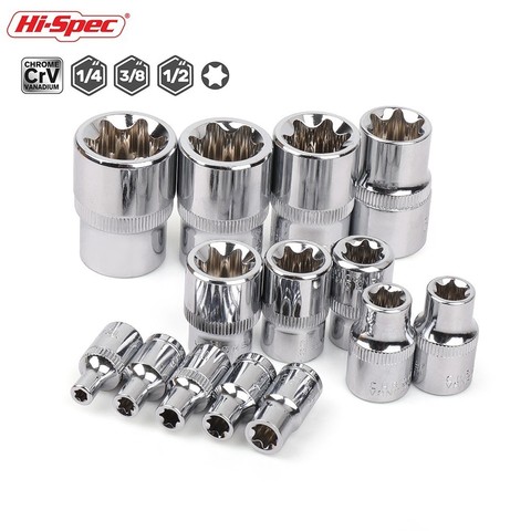 Buy Online Hi Spec 1 4 3 8 1 2 E Socket Sockets Set Adapter Torx Star Bit Repair Hand Tools Head For Torque Spanner Ratchet Socket Wrench Alitools Buy Online Hi Spec 1 4 3 8 1 2 E Socket Sockets Set Adapter Torx Star Bit Repair Hand Tools Head For Torque Spanner Ratchet Socket Wrench Alitools
