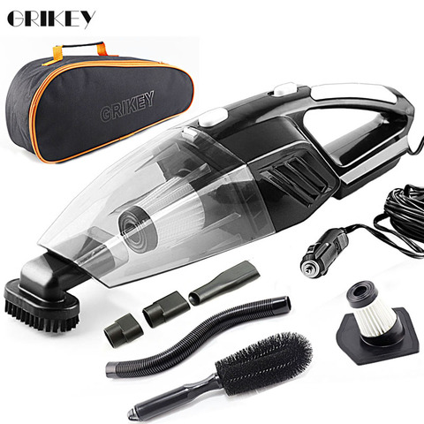 GRIKEY 2 in 1 12V Vacuum Cleaner Dry Wet 5000Pa Strong Power Car Vacuum Cleaner With LED   Lights Aspirador Coche ► Photo 1/6
