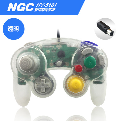 Wired  Controller For NX NGC wii wiiu Gamecube Console Laptop Computer For Nintend NGC Gamepad Controle PC GC Handheld Joystick ► Photo 1/6
