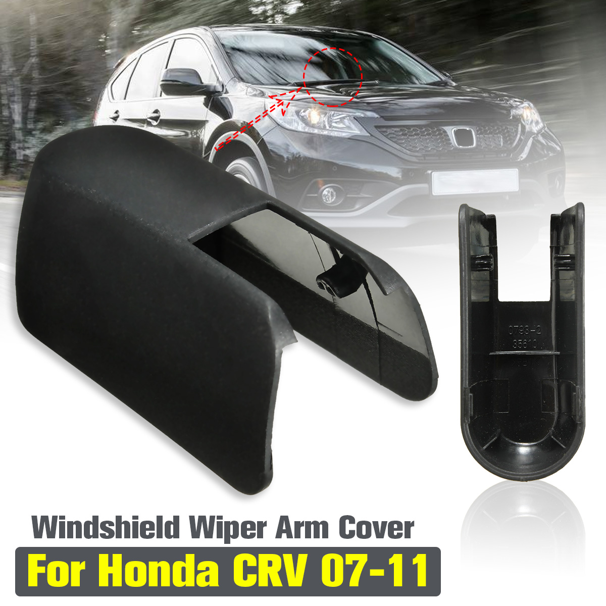 Car Rear Windshield Wiper Arm Cover Cap for Honda Element for CR-V for Odyssey for Acura 76721-SCV-A01 