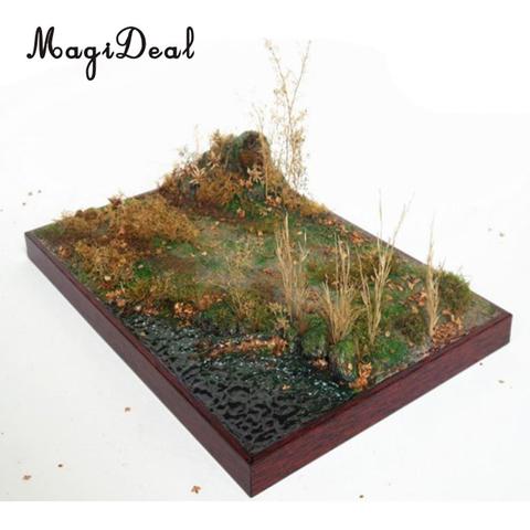 1:35 Scale Wooden Sand Base Meadow Build & Painted for Diorama Scenery Accessories Model Kits Building Prop Architecture Layout ► Photo 1/6