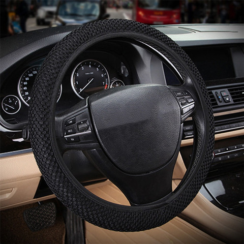 Four Seasons Car Steering Wheel Cover Breathable Sandwich Fabric Universal Steering Wheel Protector nozzle on the steering wheel ► Photo 1/6