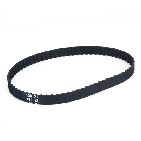 Black Rubber Transmission Belt Width 10mm 150XL037 Closed-loop Synchronous Timing Belt 75 Teeth Cogged Geared Drive Belt ► Photo 1/6