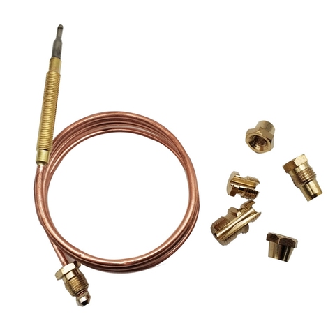 Gas Stove Universal Thermocouple Kit M6X0.75 With Spilt Nuts (Five) Replacement Thermocouple more than the 20mV copper 900Mm ► Photo 1/6