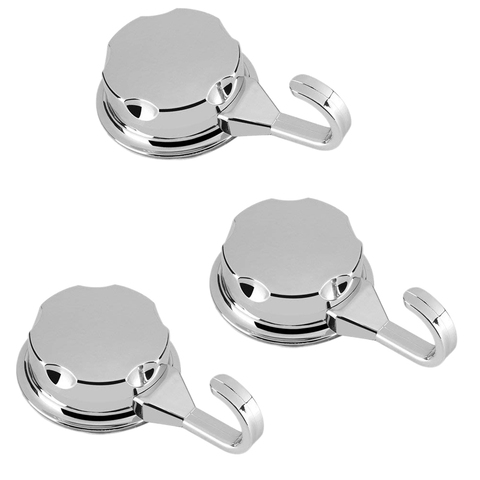 3 Vacuum Suction Cup Hook Towel Hook Abs Wall Hanger Home Bathroom Kitchen For Towel ► Photo 1/6