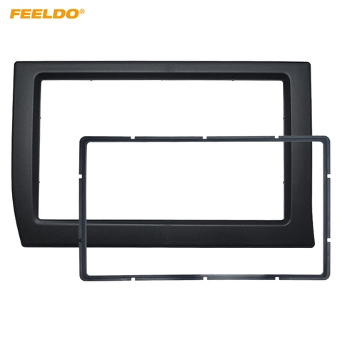 FEELDO Car 2Din Panel Fascia Frame For Citroen Elysee 2006 Stereo Radio Dash Fitting Kit Installation Bezel Plate Face Frame ► Photo 1/6