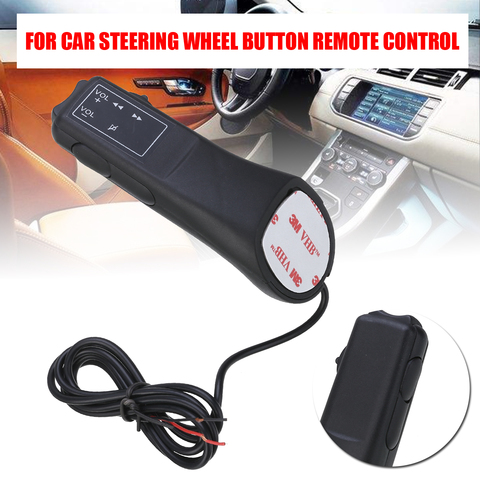 Universal 1pc Car Steering Wheel Remote Control Stalk Button For Bluetooth Radio DVD GPS With Adhesive Tape Sticker ► Photo 1/6