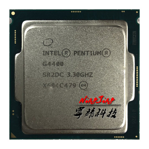 Intel Celeron G4400 3.3 GHz Dual-Core Dual-Thread 54W CPU Processor LGA 1151 ► Photo 1/1