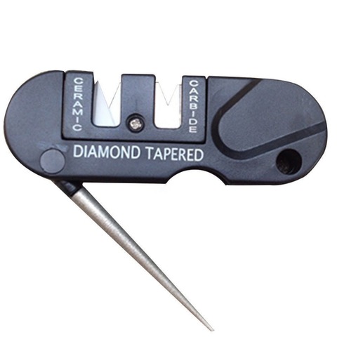 Sharpener Diamond Tool Camp Hike Tungsten Ceramic Sharpen Fish Hook Pocket Carbide Knife Whetstone outdoor Portable ► Photo 1/1