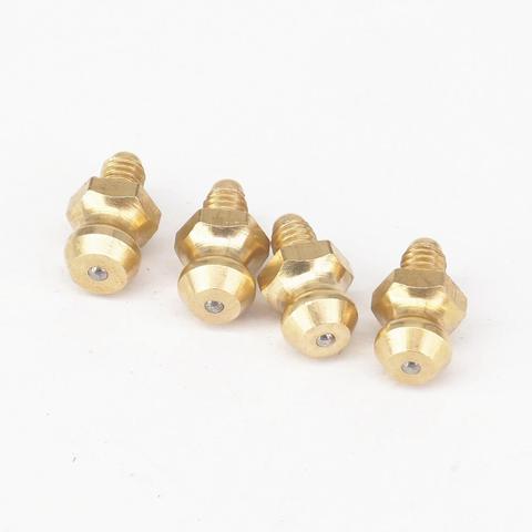 LOT20 M4 Metric male Brass Grease Zerk Nipple Fitting For Grease Gun ► Photo 1/5