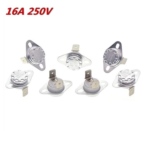 1Pcs 16A 250V KSD302 40~180 Degrees Thermostat Temperature Thermal Control Switch NO/NC ► Photo 1/6
