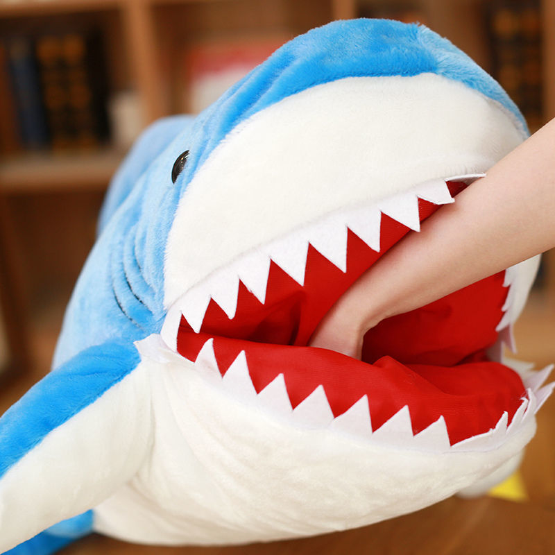 BIG SHARK Cushion Soft Toy Xmas Gift Huge Cute Stuffed Animal Plush Doll Pillow 