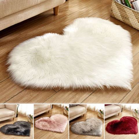 Fluffy Rugs Anti-Skid Shaggy Area Rug Dining Room Home Bedroom Carpet Floor Mat ► Photo 1/6